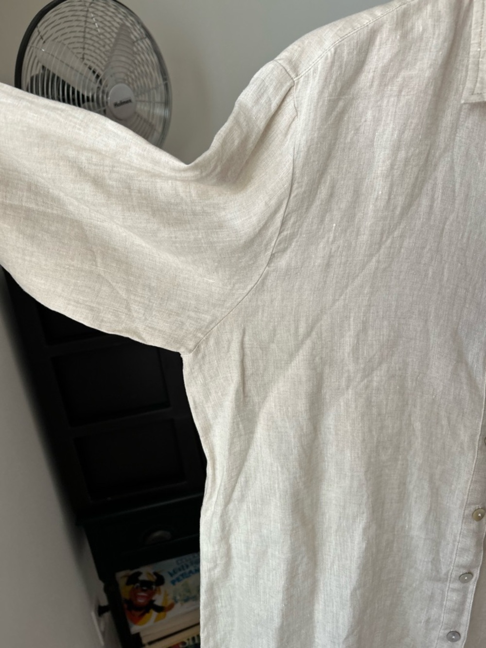 Finley 100% Linen Button Down Shirt XL - Picture 4 of 8